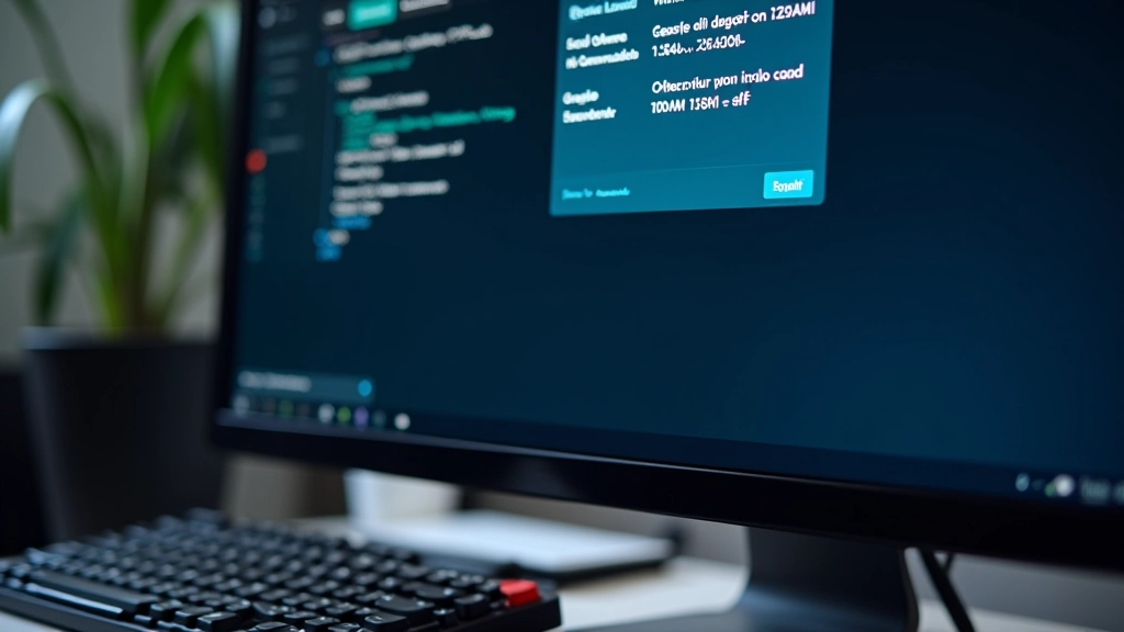 Elenco di elementi da controllare sul computer, schermo con informazioni di sistema visualizzate